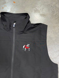 Thumbnail for Georgia Bulldogs Cutter & Buck Charter Eco Recycled Mens Full-Zip Vest - Black