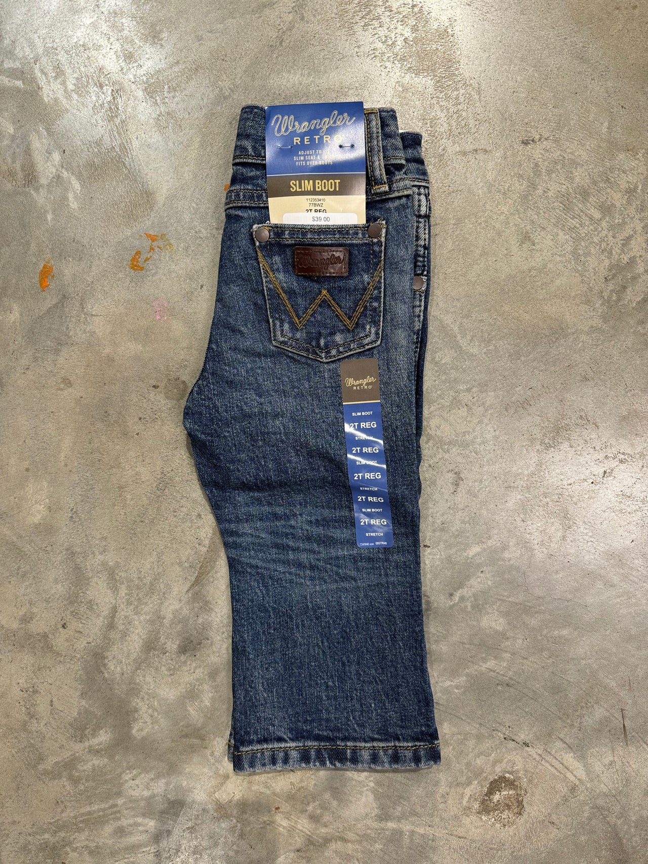 Youth Retro Slim Bootcut Jeans