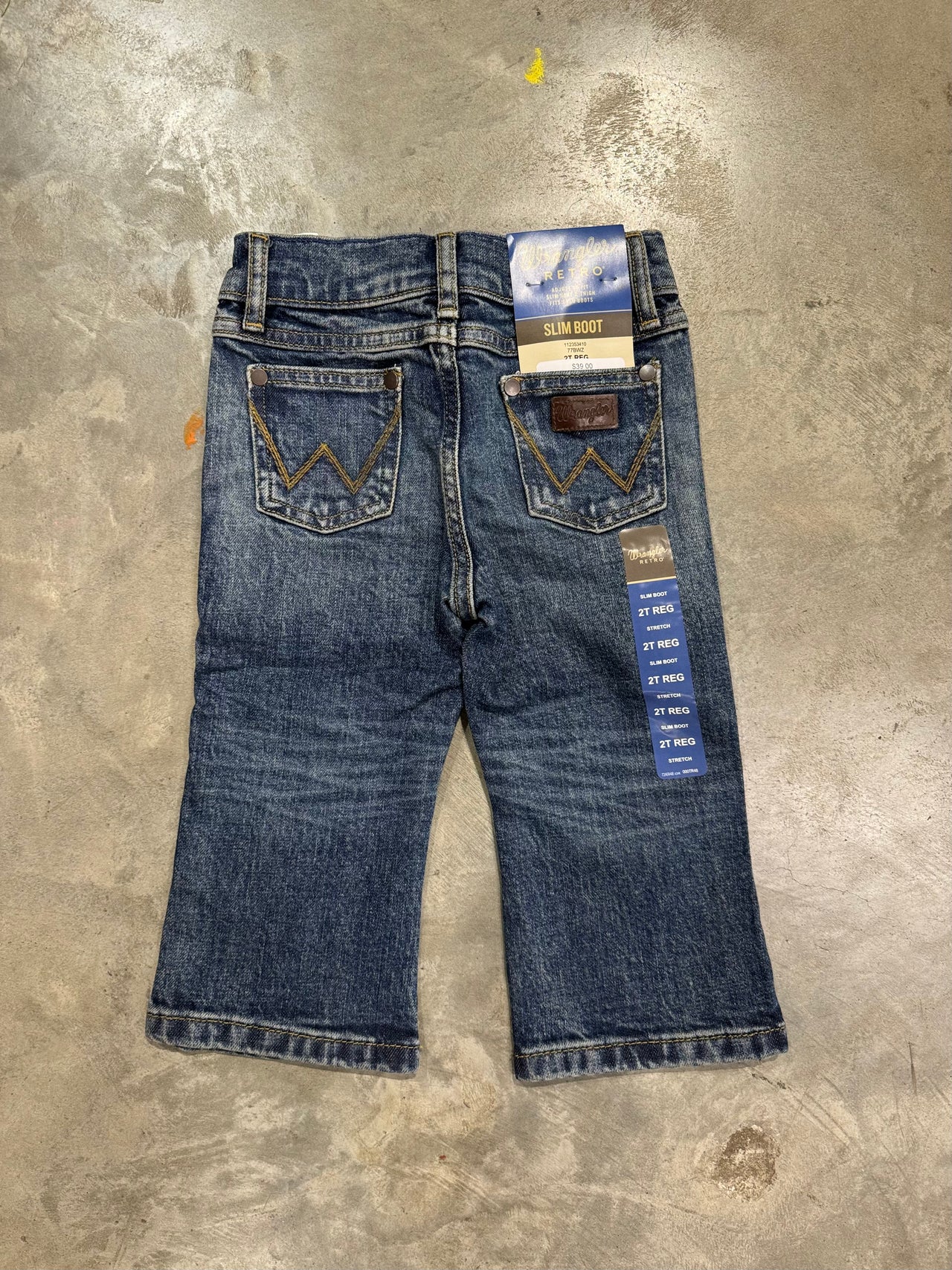 Youth Retro Slim Bootcut Jeans