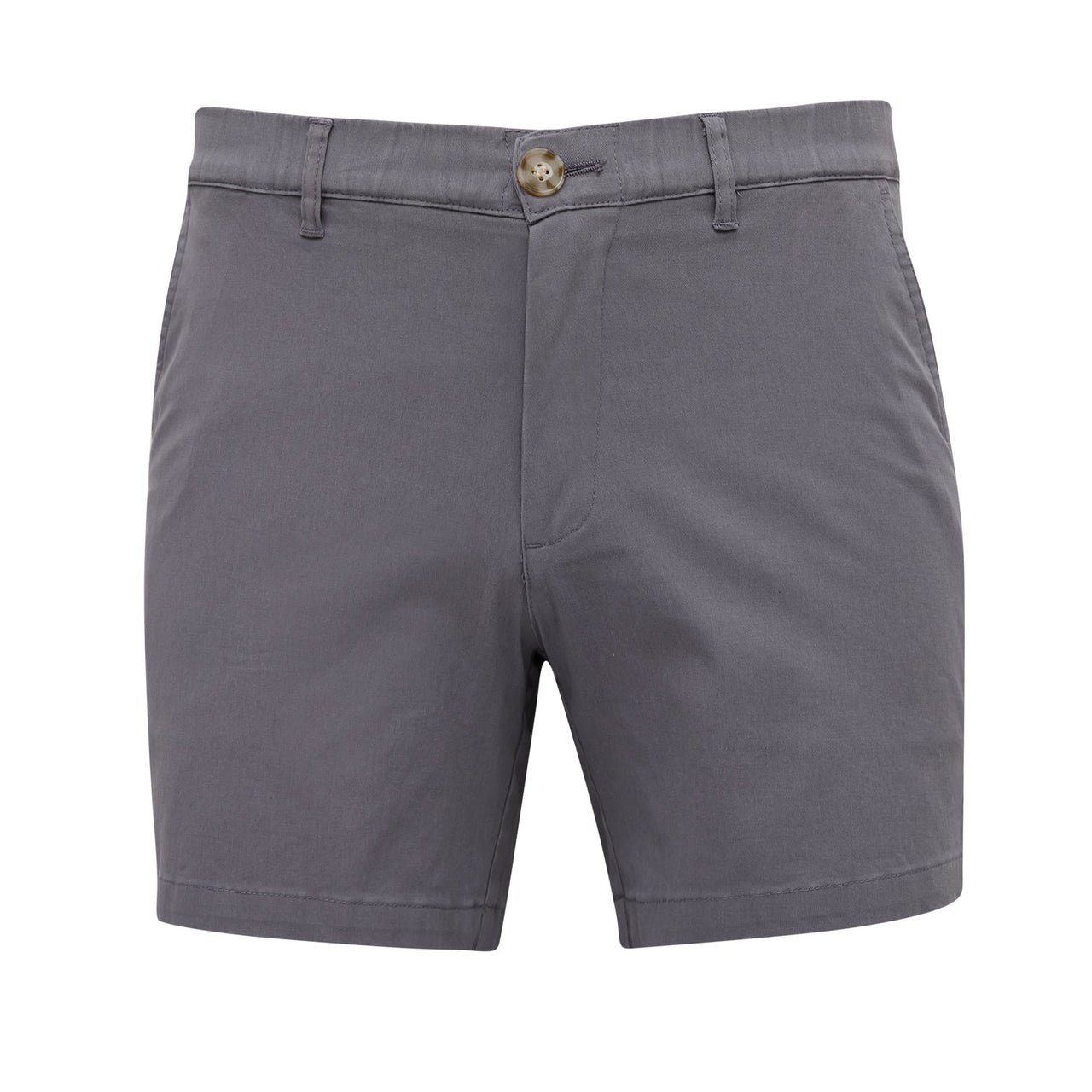 Charcoal 5.5" Cotton Stretch Short