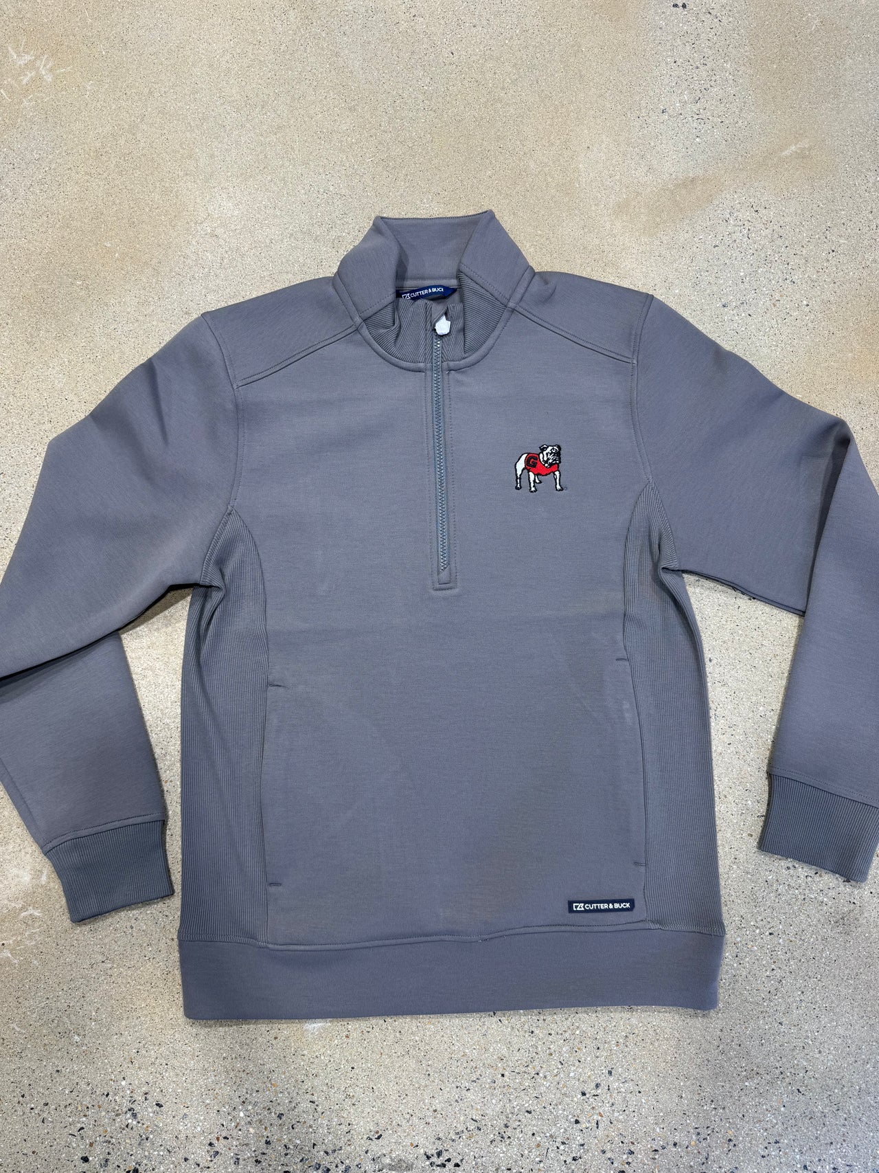 Cutter & Buck Roam Eco Quarter Zip Pullover - Dark Grey