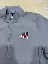 Thumbnail for Cutter & Buck Roam Eco Quarter Zip Pullover - Dark Grey