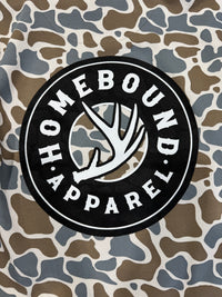 Thumbnail for Home Bound Circle Antler Hoodie -Blue Old School Camo
