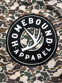 Thumbnail for Home Bound Circle Antler Hoodie -Old School Camo