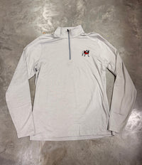 Thumbnail for Georgia Bulldogs Cutter & Buck Coastline Epic Comfort Eco Quarter Zip - Concrete