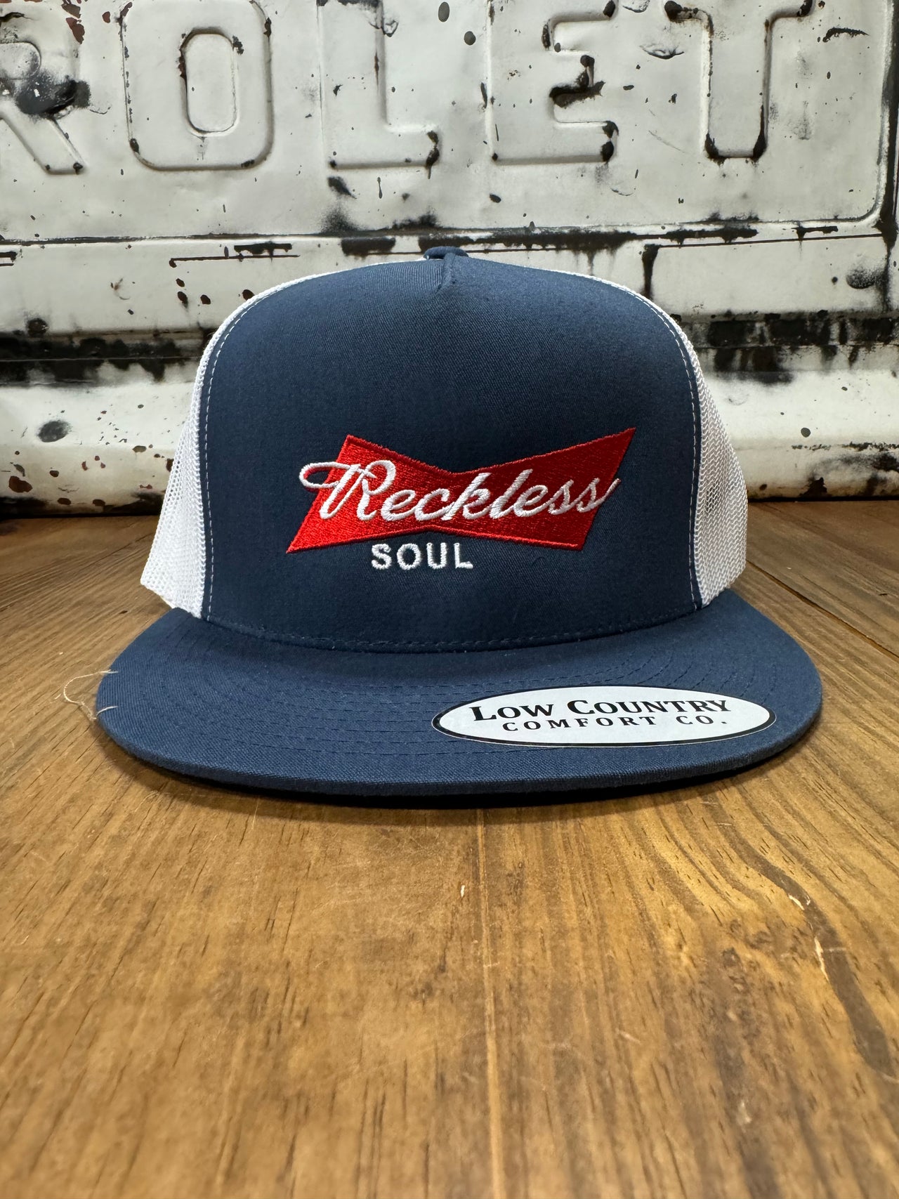 The King Reckless Soul Cap - Navy/White