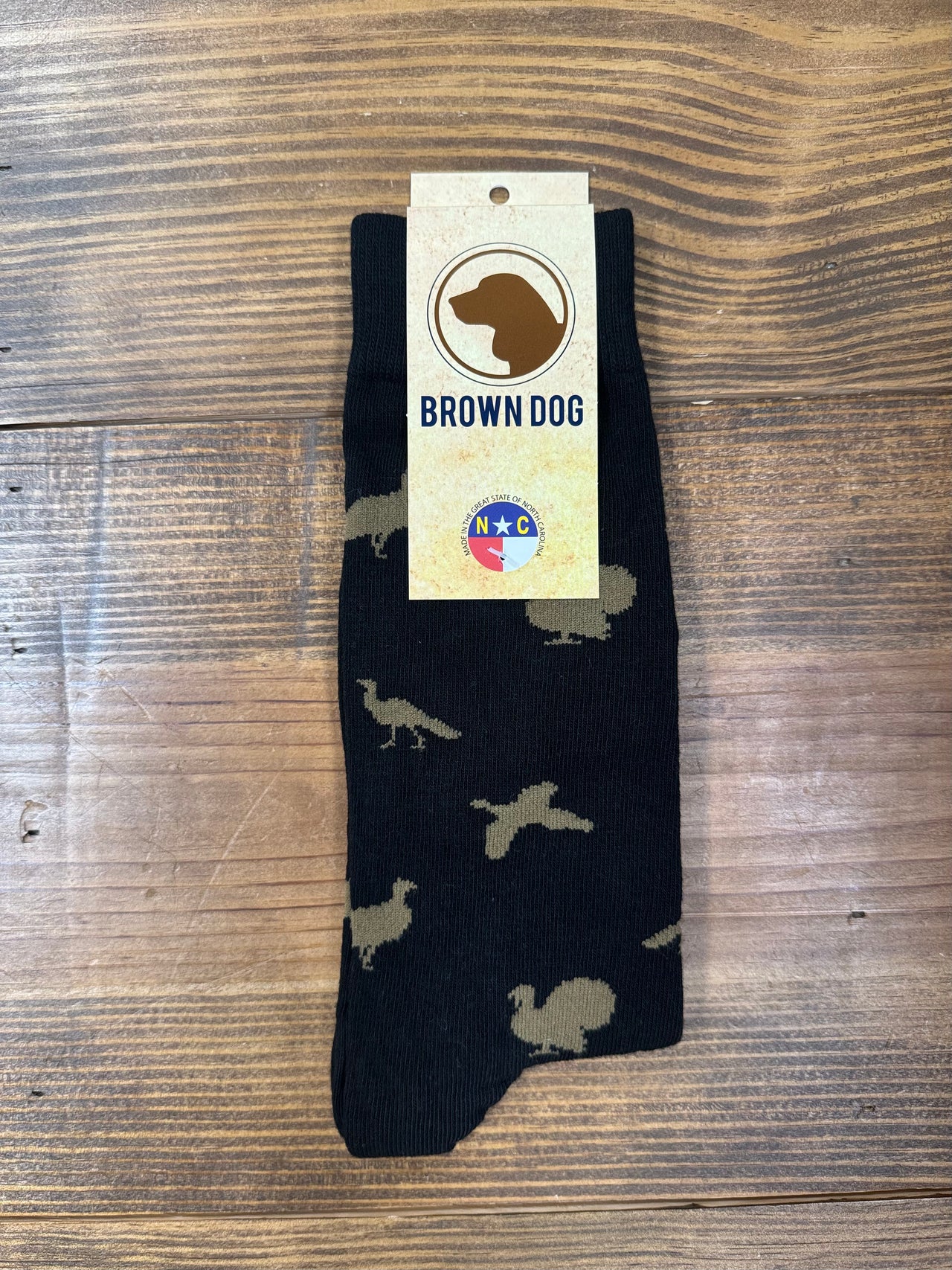 Wild Turkey Sock - Black