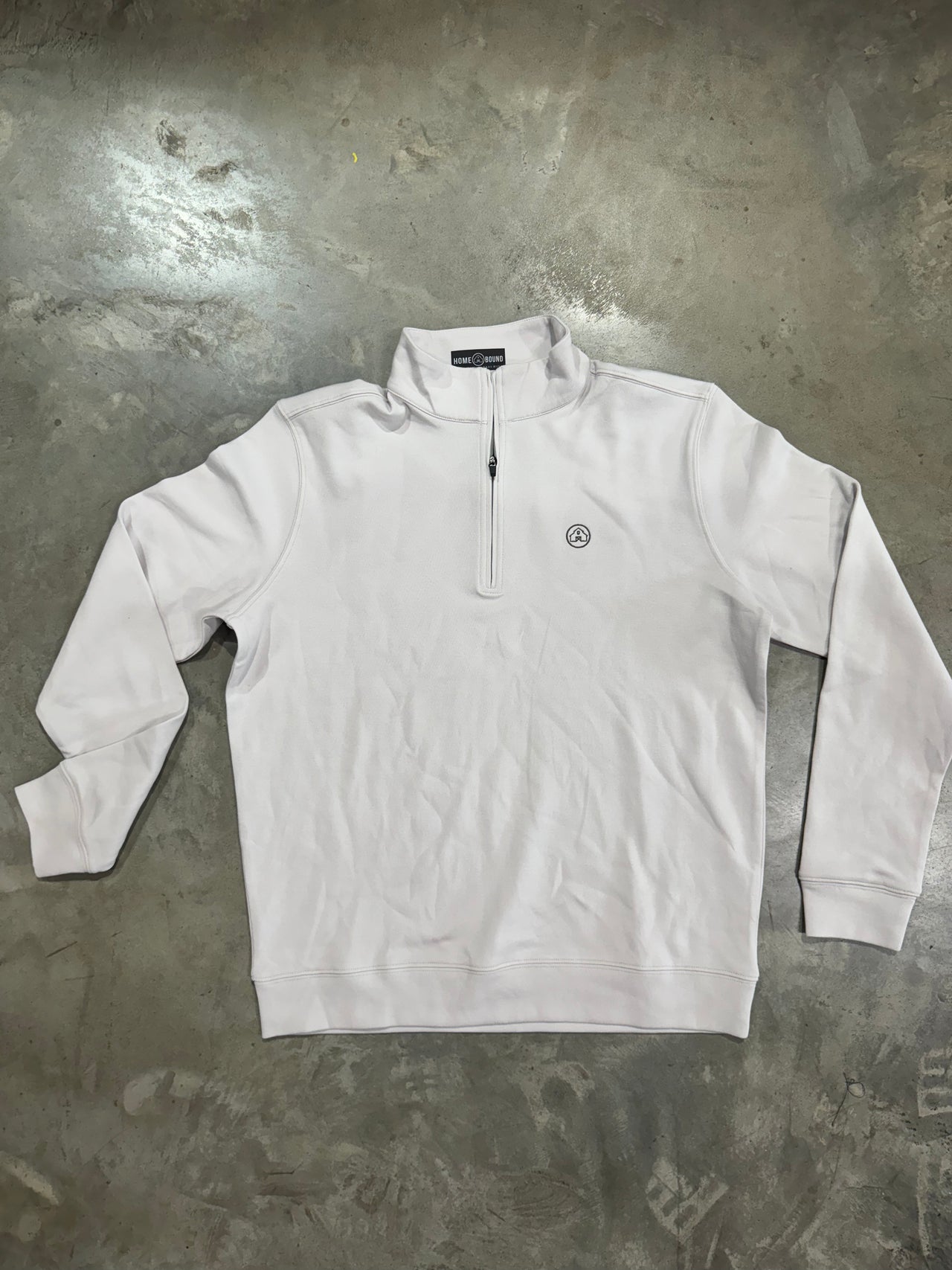 Home Bound Silver Cotton Quarter Zip