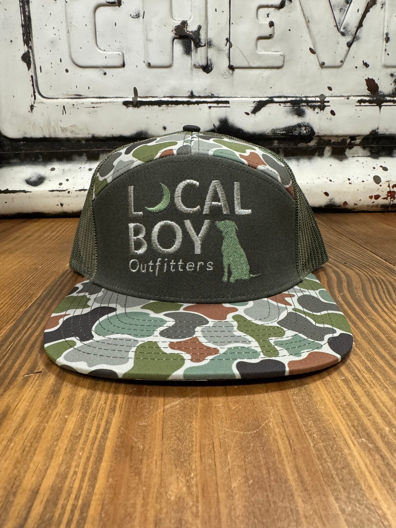 Local Moon 7 Panel Hat - Forest Camo