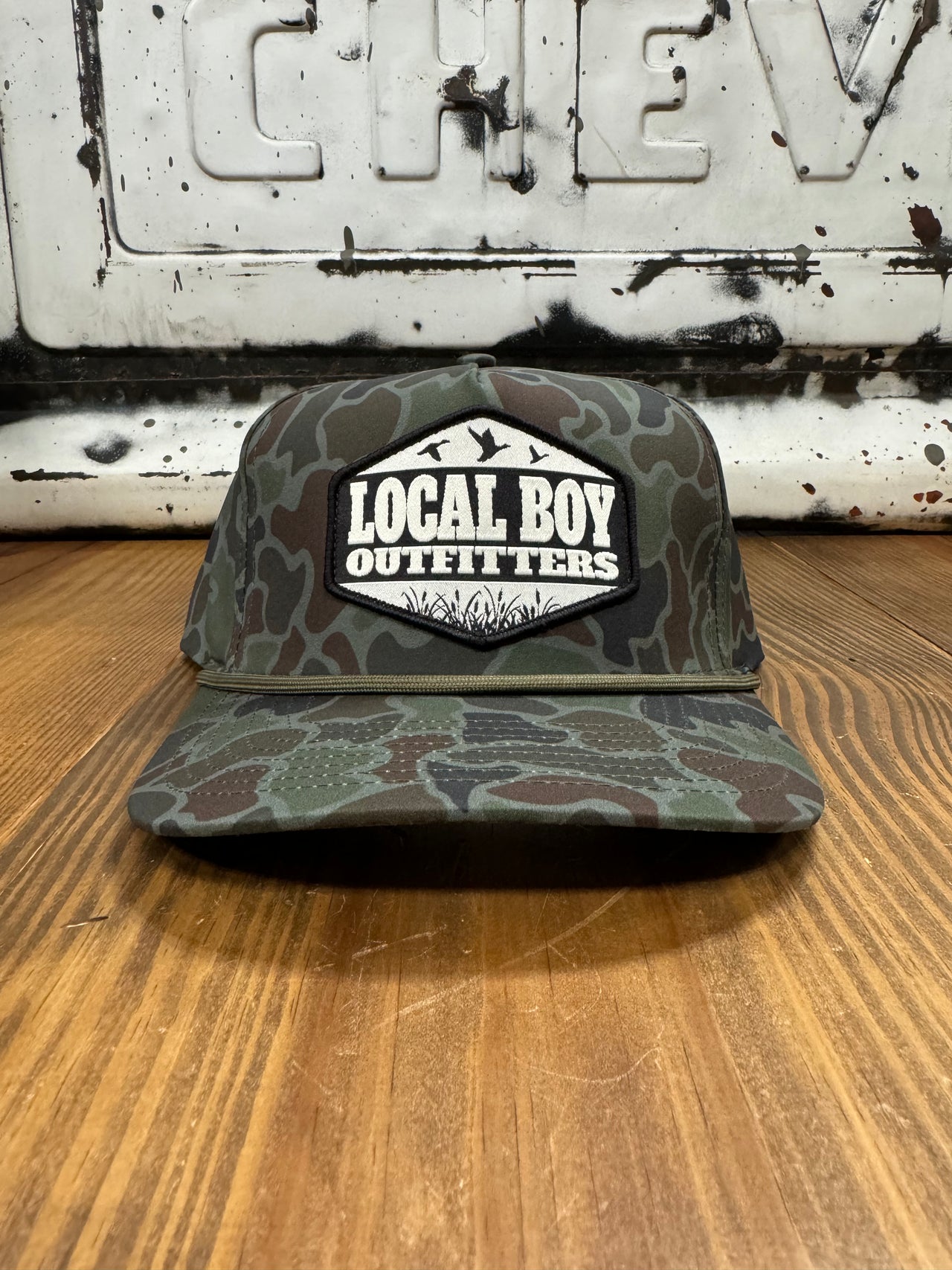 Ducks & Marsh Rope Hat - Localflage Camo