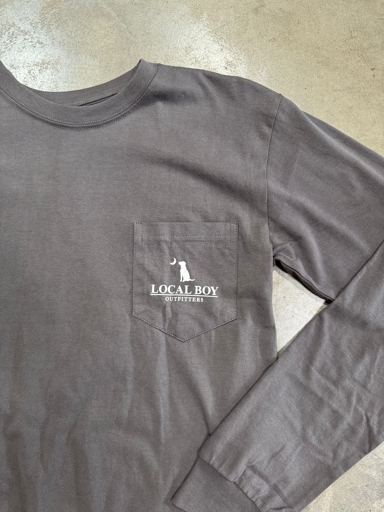 Smoked Homegrown LS Tee - Gray