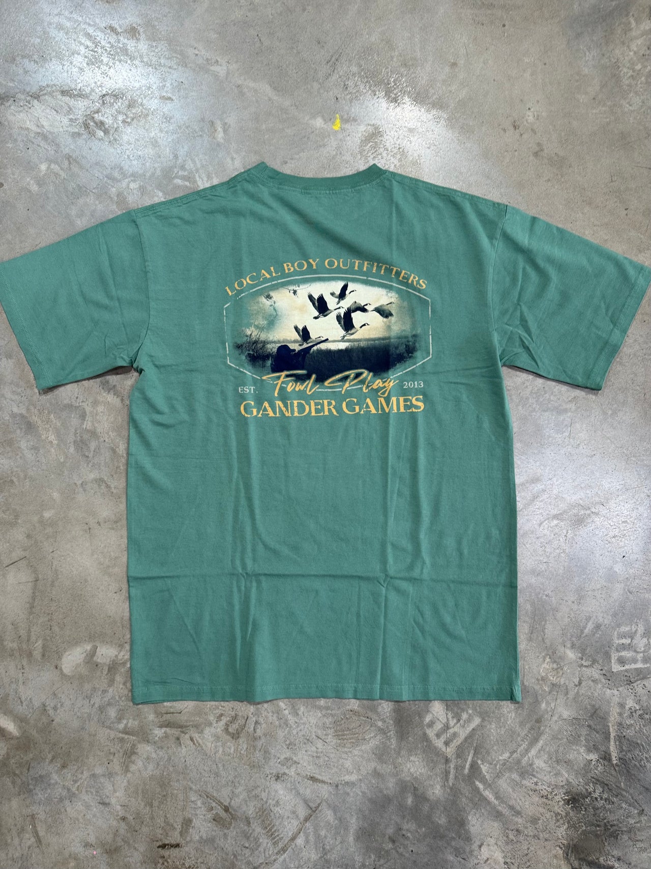 Gander Games SS Tee - Light Green