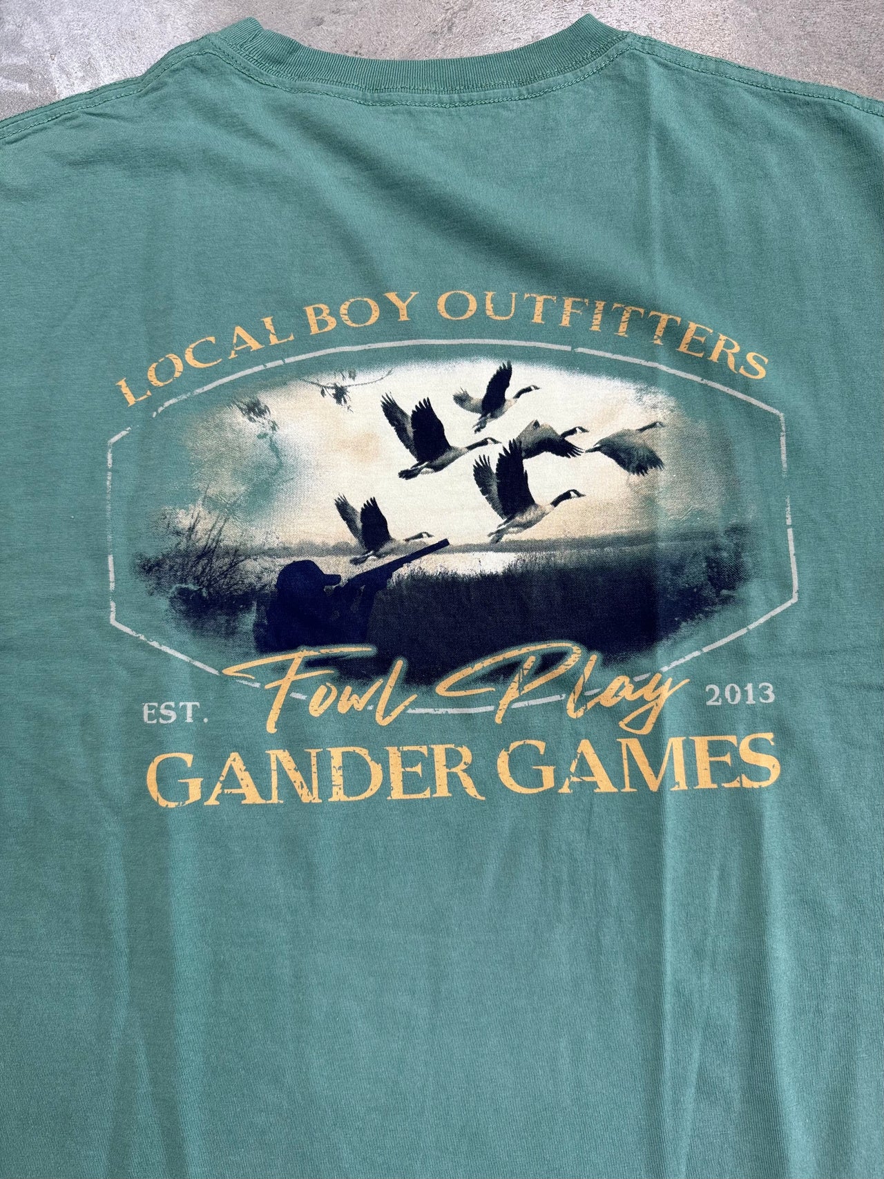 Gander Games SS Tee - Light Green