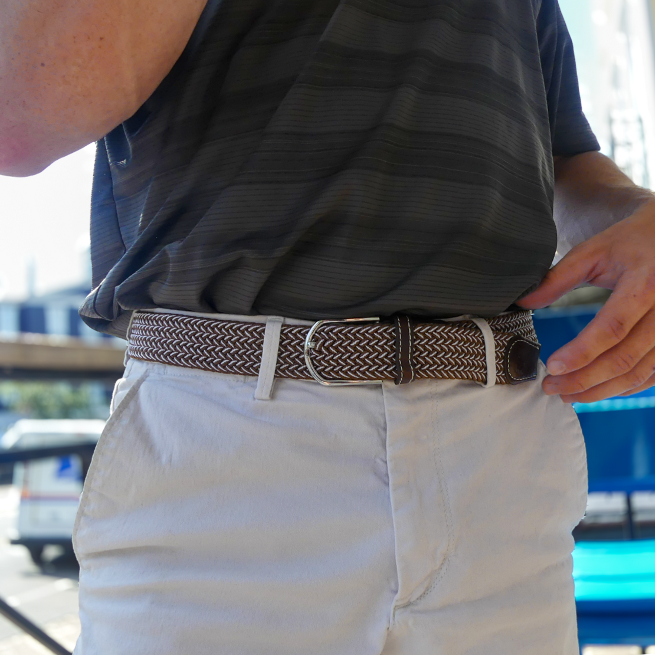 The Sedona Woven Stretch Belt