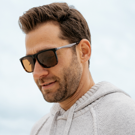 Jacob Polarized Sunglasses - Black/Tortoise