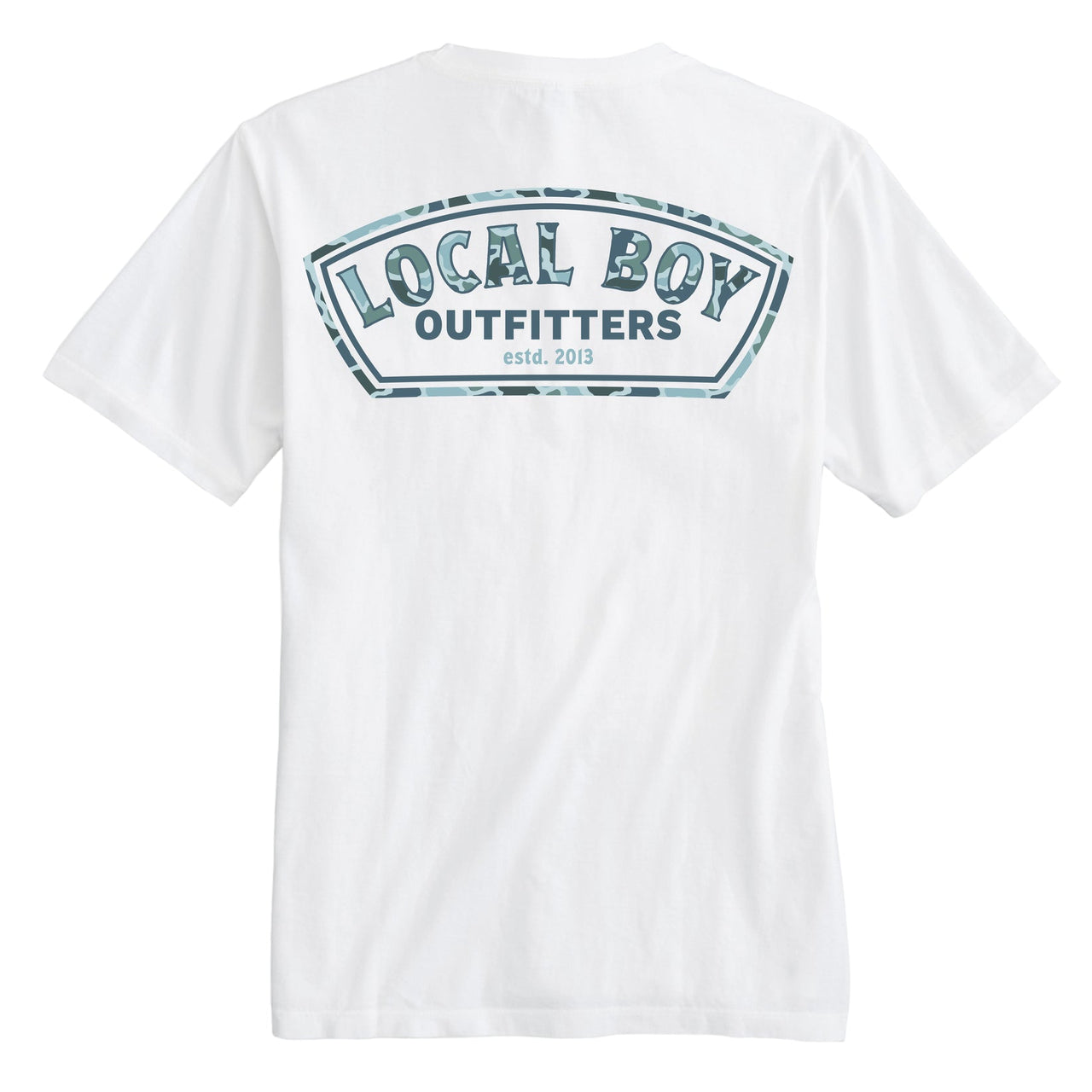 Localflage Lagoon Label SS Tee - White