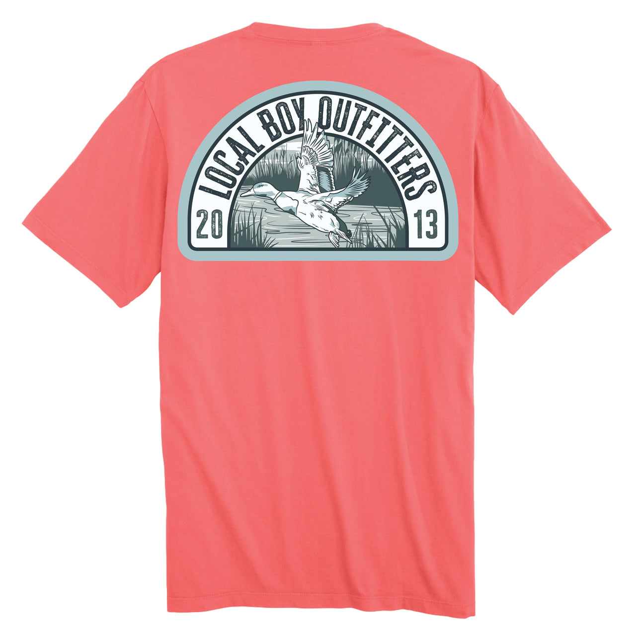 Mallard Arch SS T-Shirt - Coral