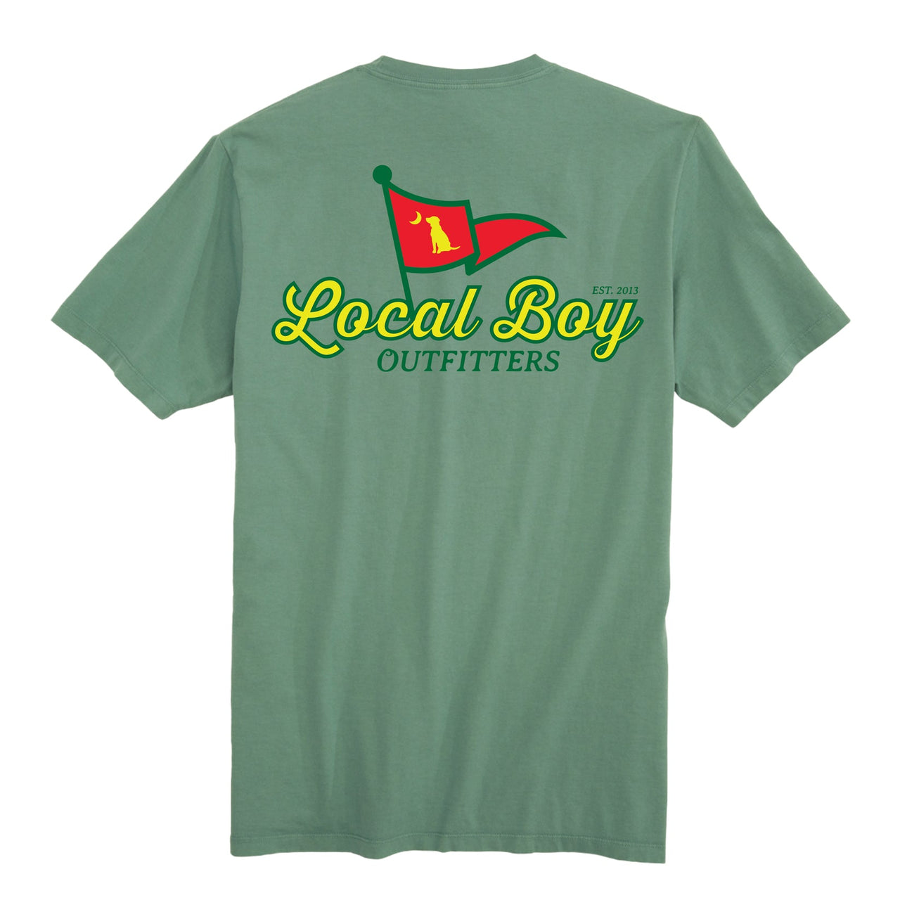 Front Pin SS Tee - Light Green
