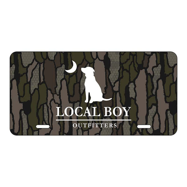 Local Boy License Plate - Localflage Timber