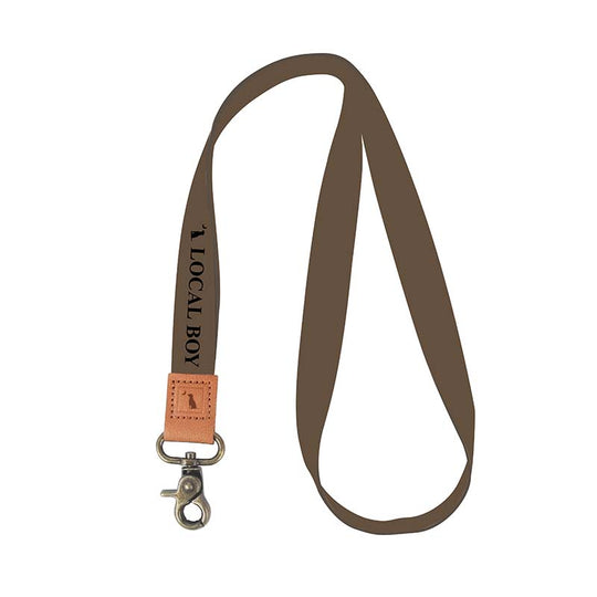 Local Boy Logo Lanyard - Brown