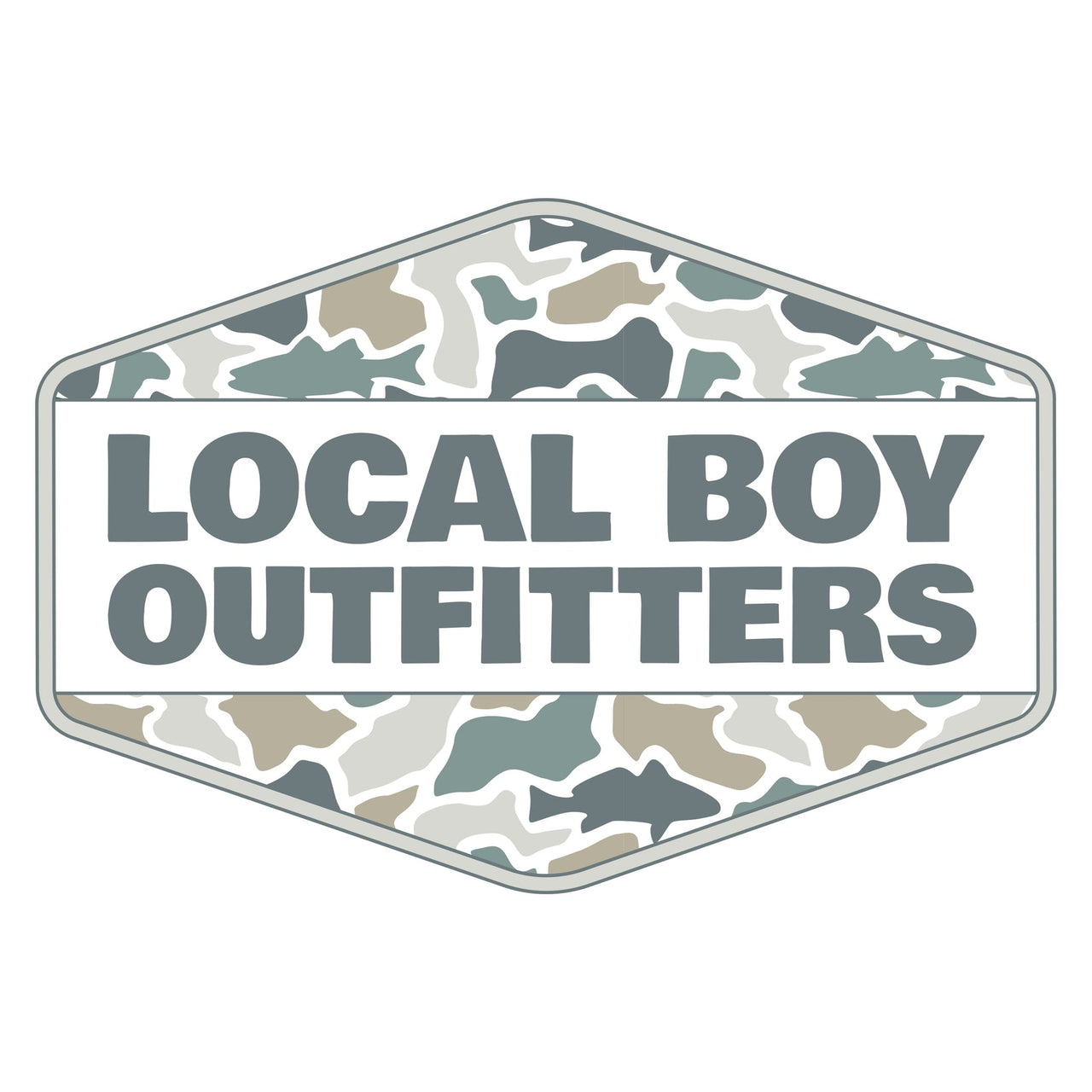 Fish Camo Diamond Crest Air Freshener
