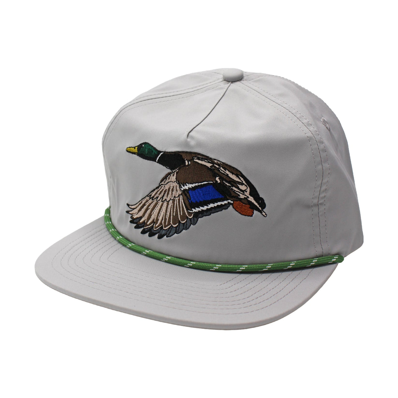 Mr Mallard Low Profile Rope Cap - Cool Grey