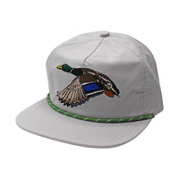 Thumbnail for Mr Mallard Low Profile Rope Cap - Cool Grey
