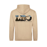 Thumbnail for Youth LBO Marsh Scene Brushwood Hoodie - Desert Sand