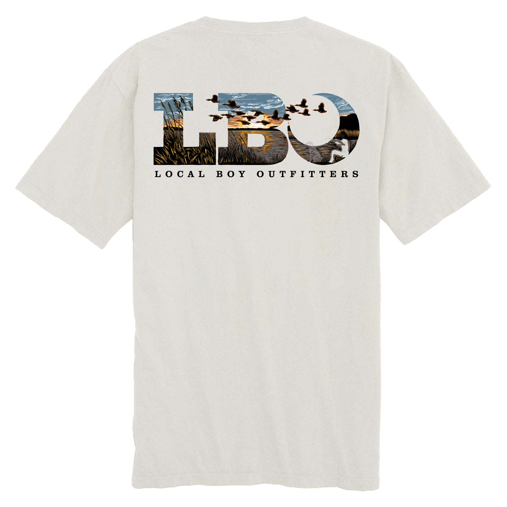 LBO Marsh Scene SS Tee - Silver