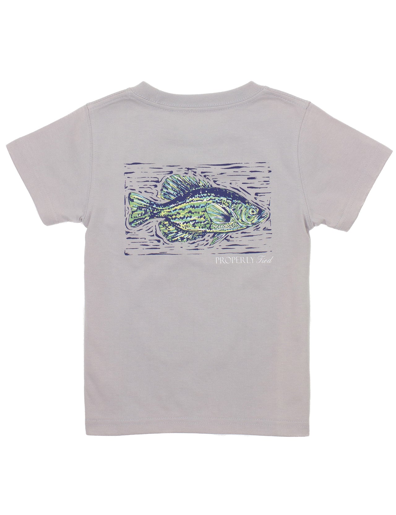 Youth - Crappie SS Tee - Ice Grey