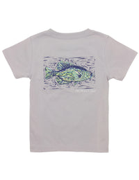 Thumbnail for Youth - Crappie SS Tee - Ice Grey