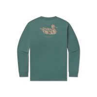 Thumbnail for Duck Originals LS Tee - Hunter Green