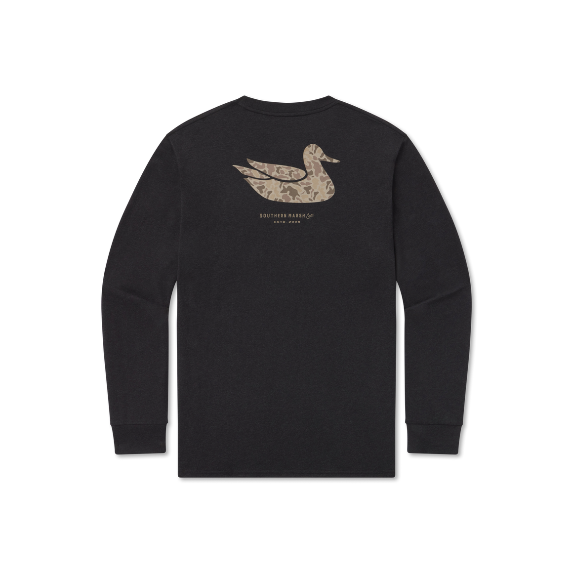 Duck Originals LS Tee - Camo/Washed Graphite