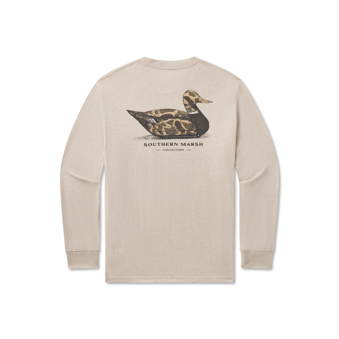 Youth Vintage Duck Decoy LS Tee - Washed Oatmeal