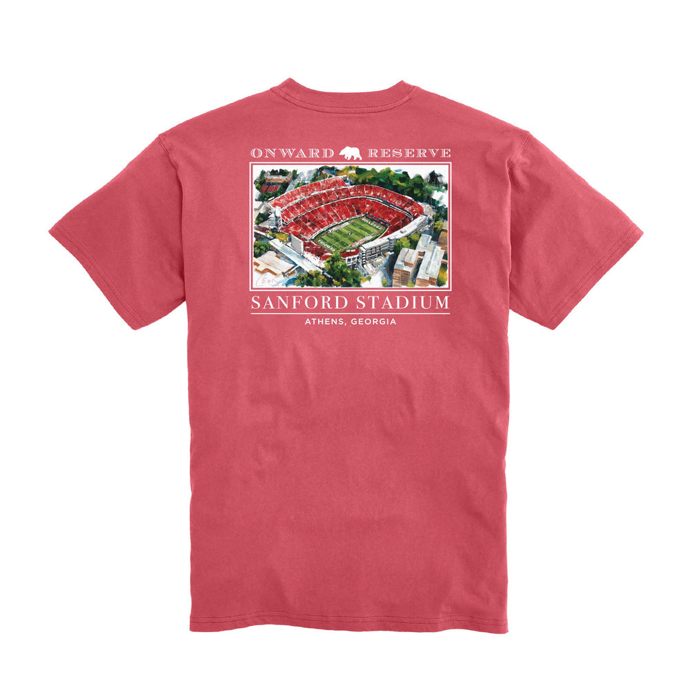 Onward Reserve Lewis Sanford Stadium SS Tee - Washed Red