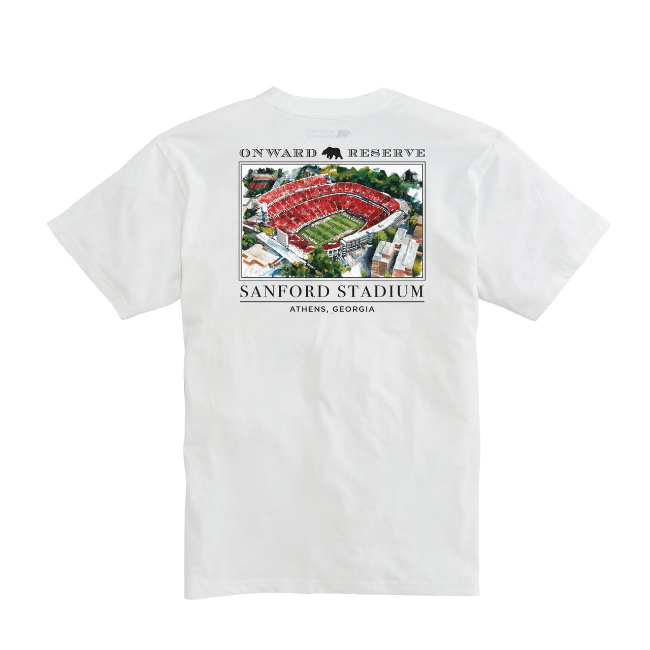 Lewis Sanford Stadium SS Tee - White