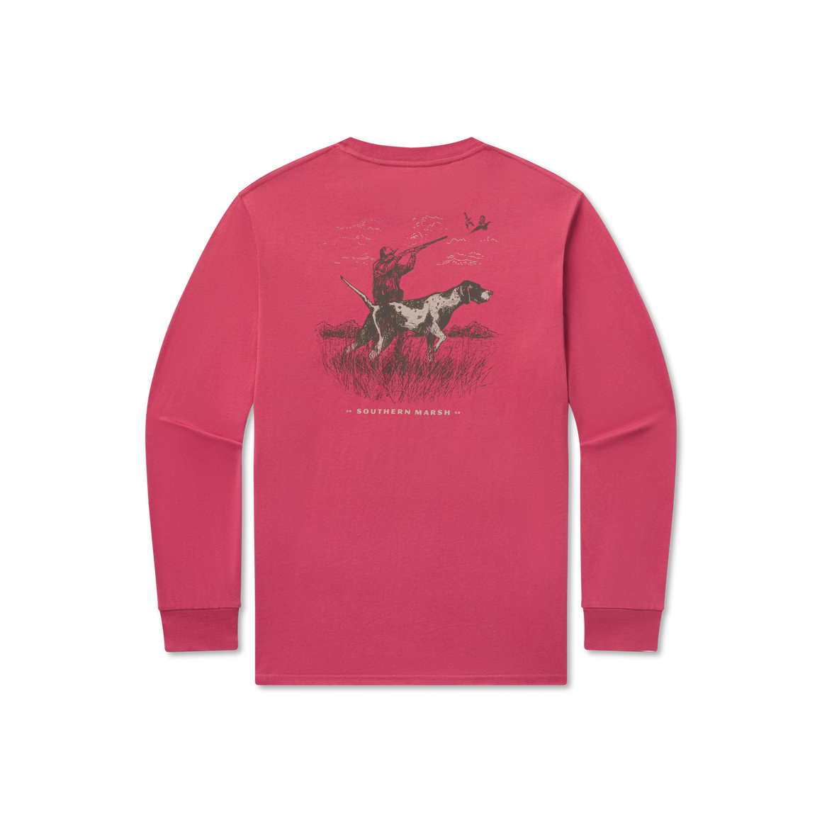 Pointer Uplander LS Tee - Rhubarb