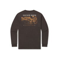 Thumbnail for Trout Of Water LS Tee - Washed Stone Brown