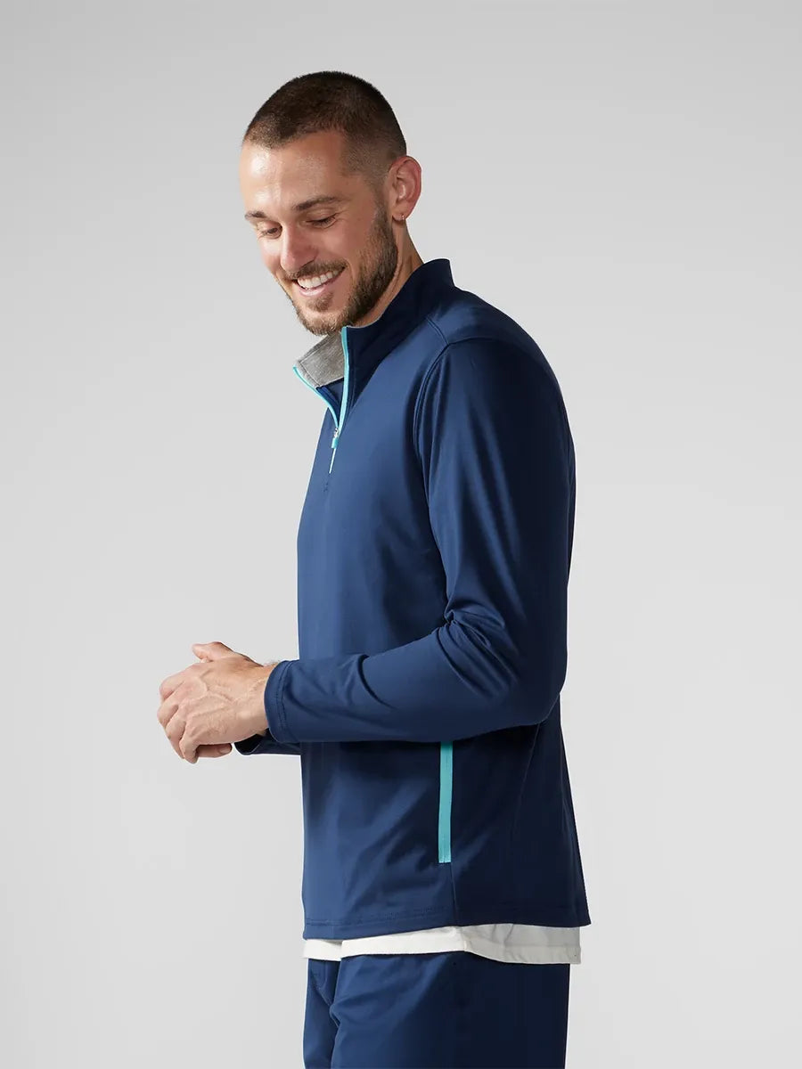 The Lakeside Movementum Quarter Zip - Navy Blue