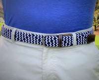 Thumbnail for The Cape Cod Two Toned Woven Stretch Belt