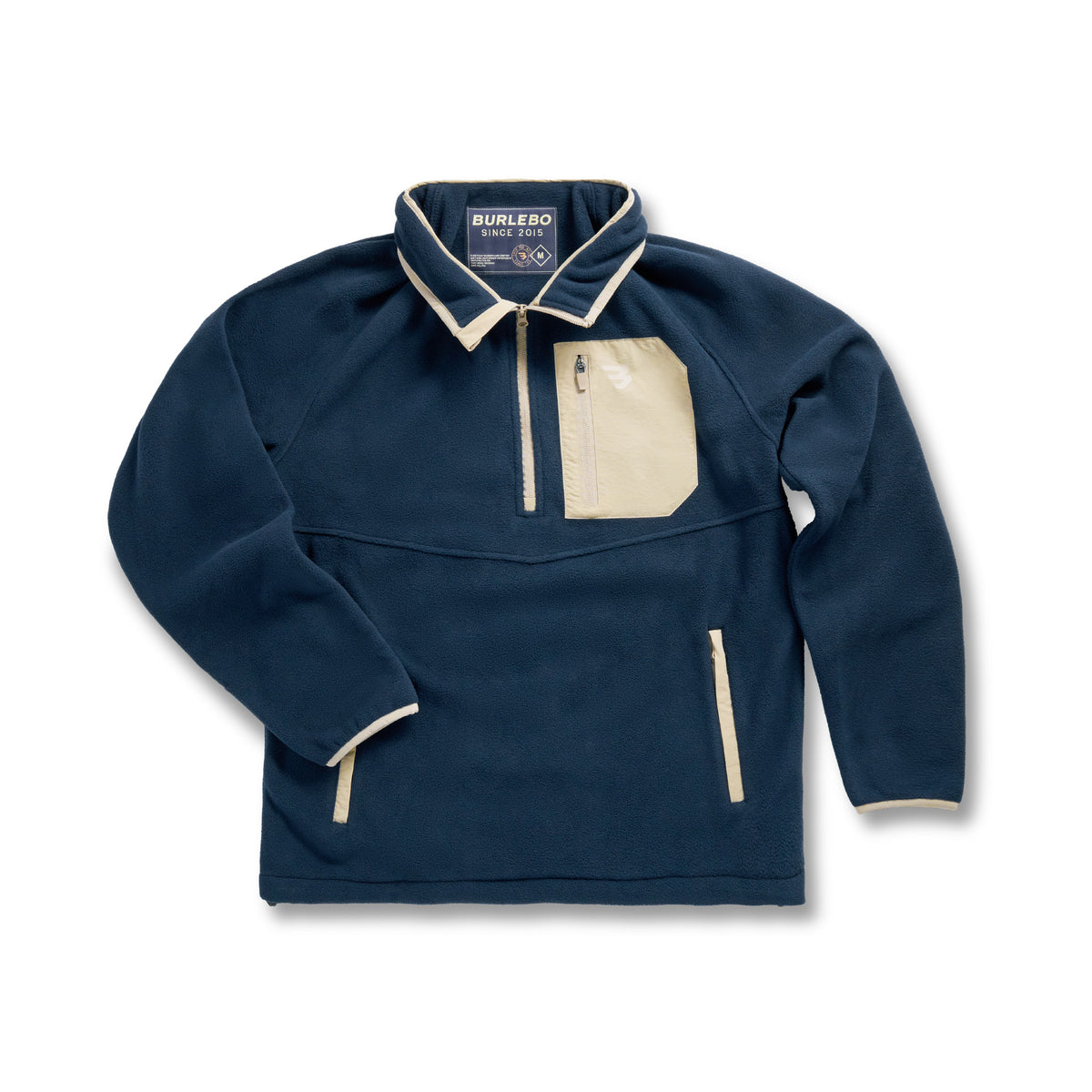 Blue Microfleece Micro Fleece - Dark Blue