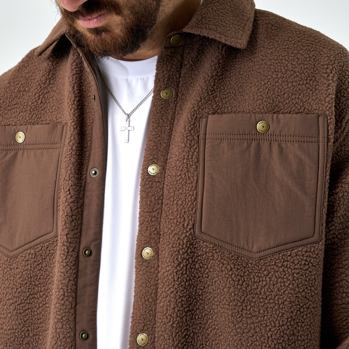Montana Fleece Sherpa Jacket - Brown