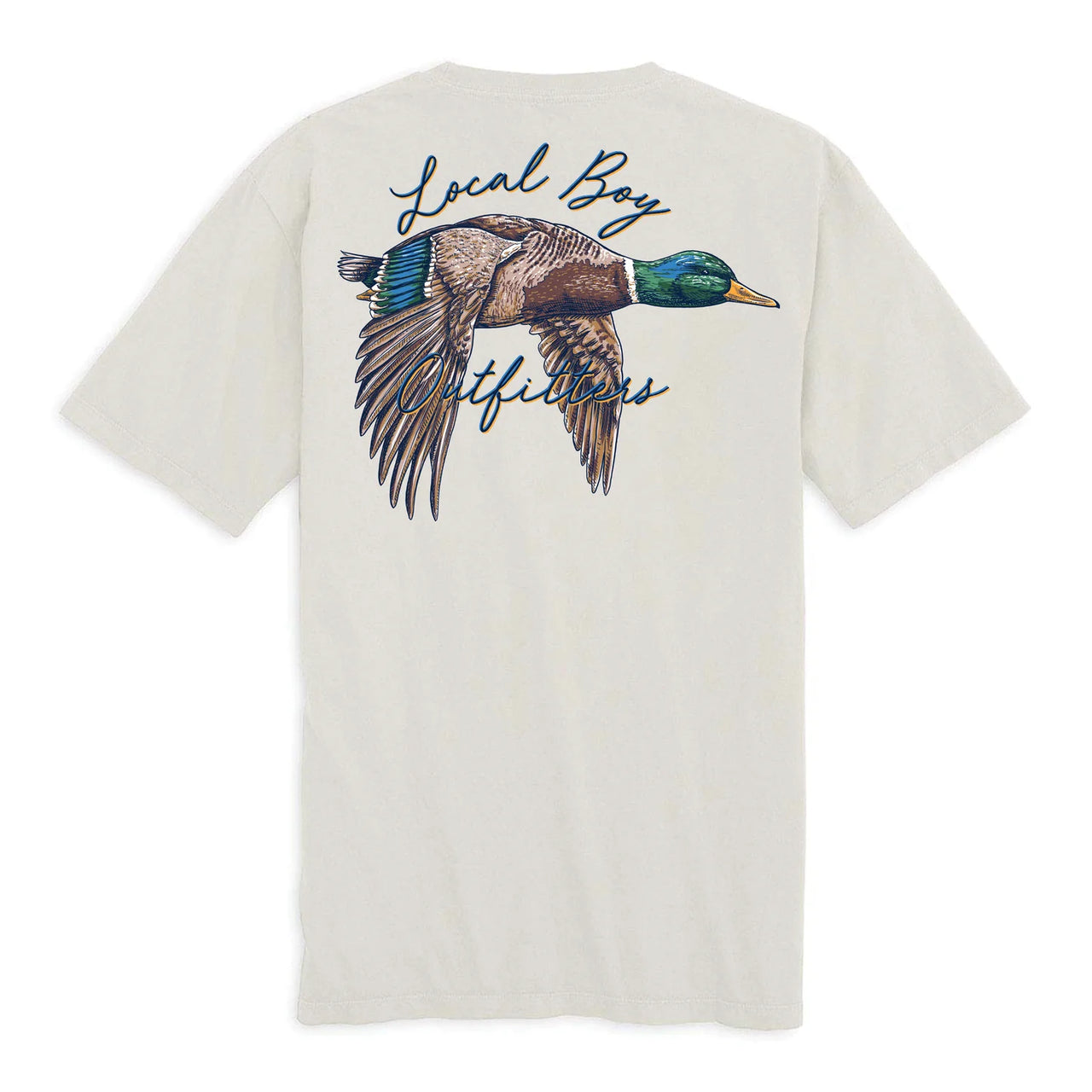 Migrating Duck Pocket SS Tee - Silver