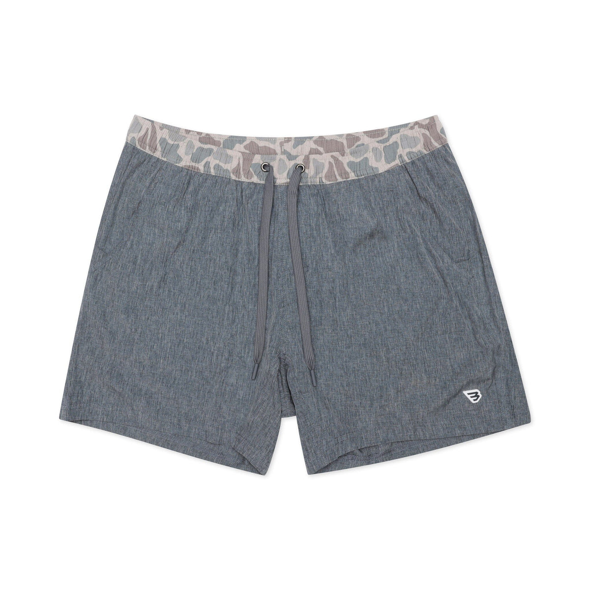 Athletic Short 5.5" - Grizzly Grey - Classic Deer Camo Liner