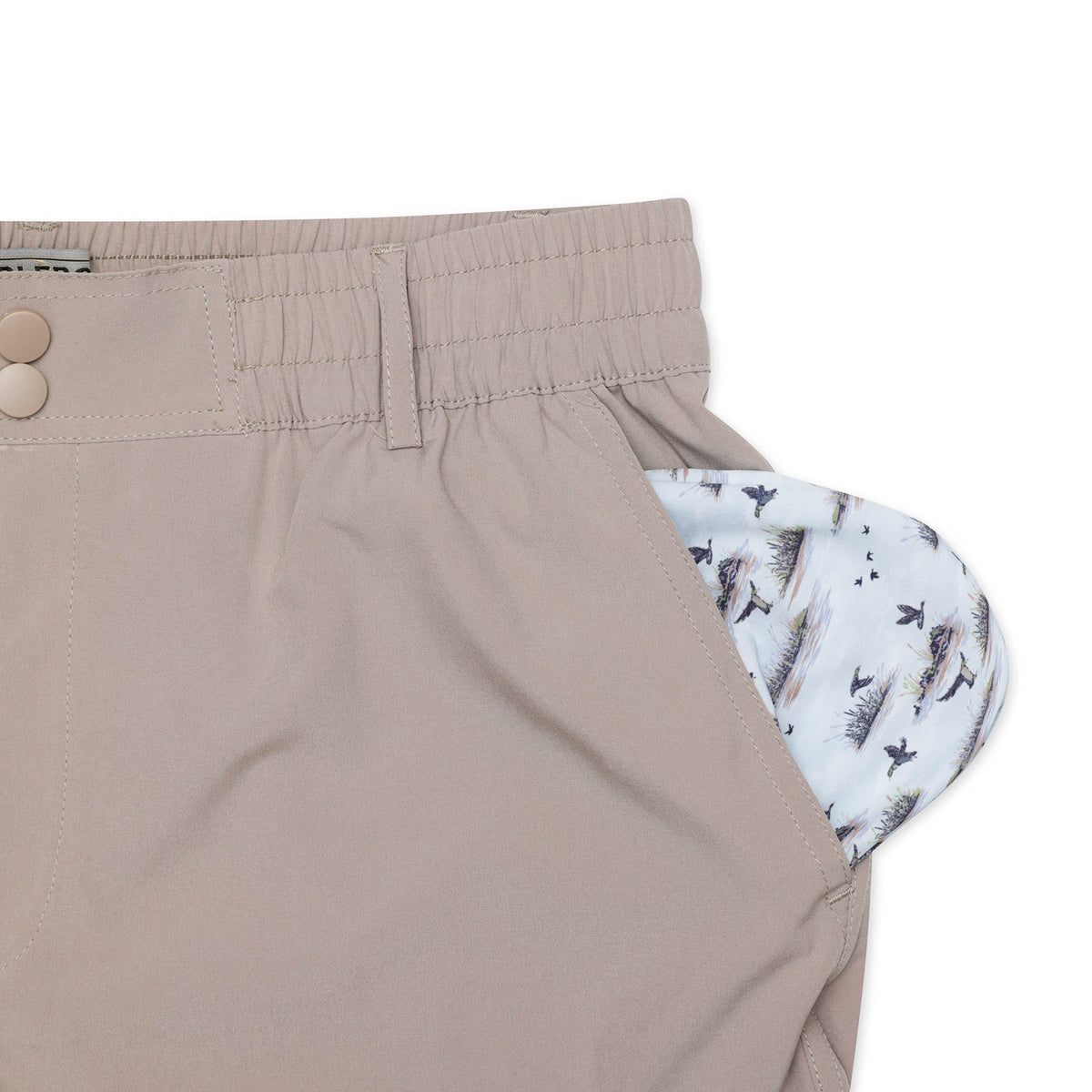 Everyday Short 5.5" - Cobblestone Khaki - Duck Hunt Pocket