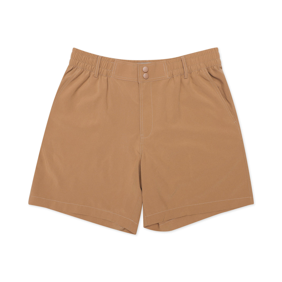 Everyday Short 7" - Desert Tan - Flying Ducks Green Pocket
