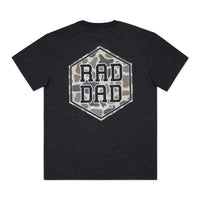 Thumbnail for Rad Dad Deer Camo SS Tee - Heather Black