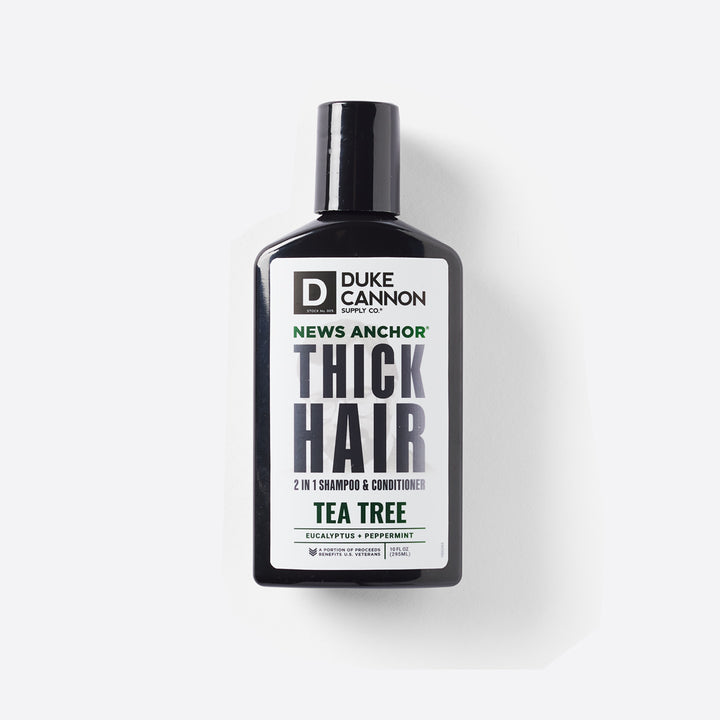 Men's Liquid Shampoo. 2 in 1 Shampoo & Conditioner. Tea Tree, Eucalyptus, & Peppermint scent