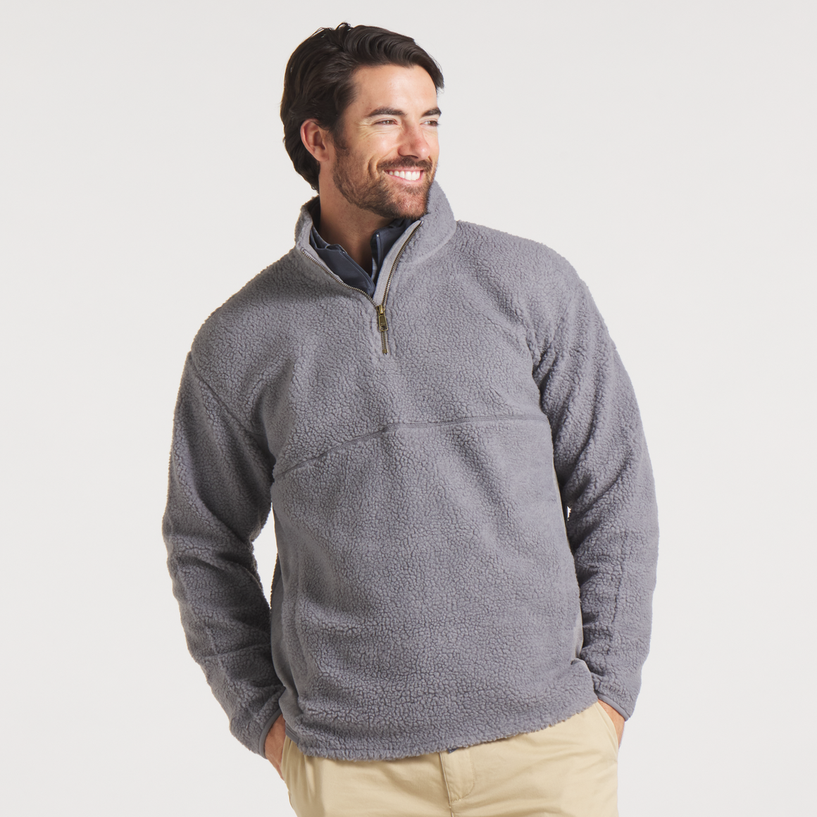 Cedar Point Fleece Pullover - Midnight Gray