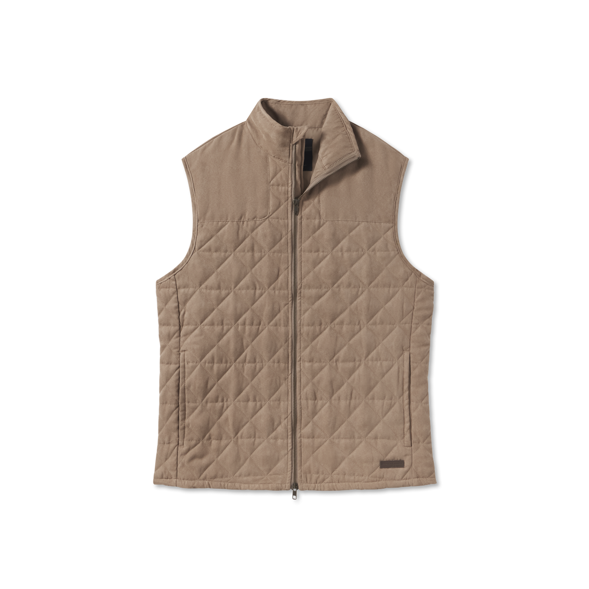 Lawrence Quilted Vest - Burnt Taupe